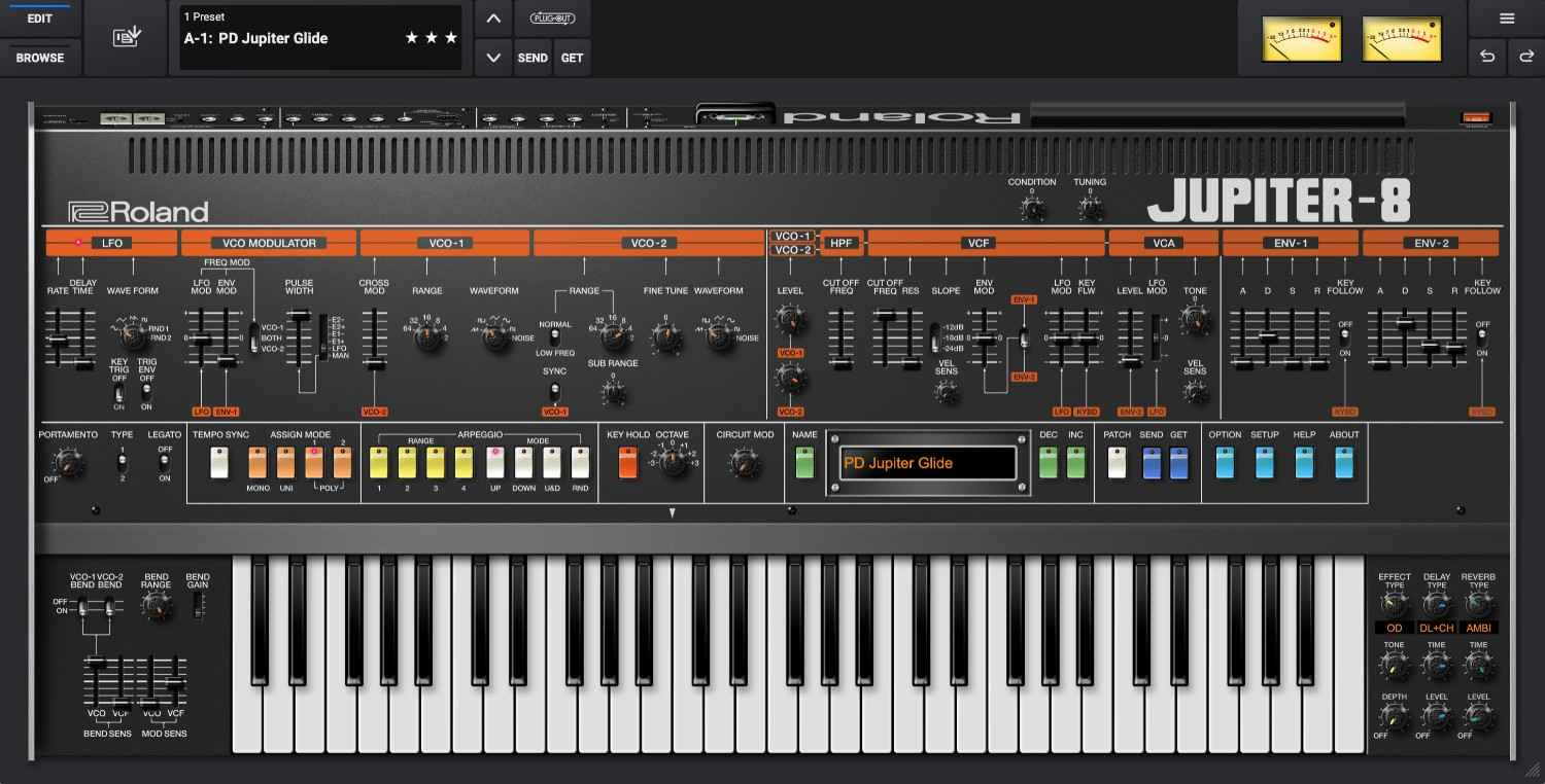Roland JUPITER-8 interface