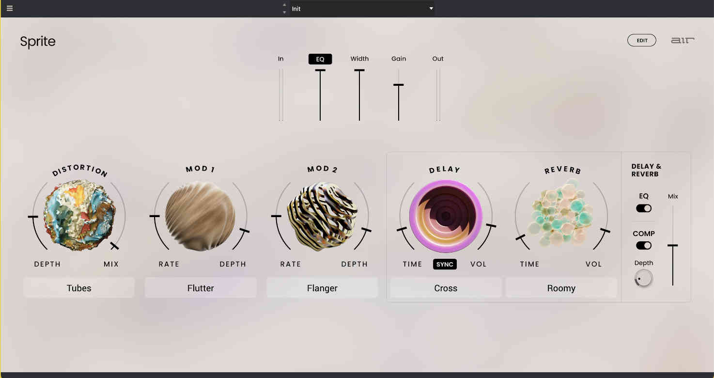AIR Music Technology Sprite interface