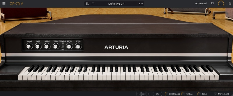 Arturia CP-70 V interface