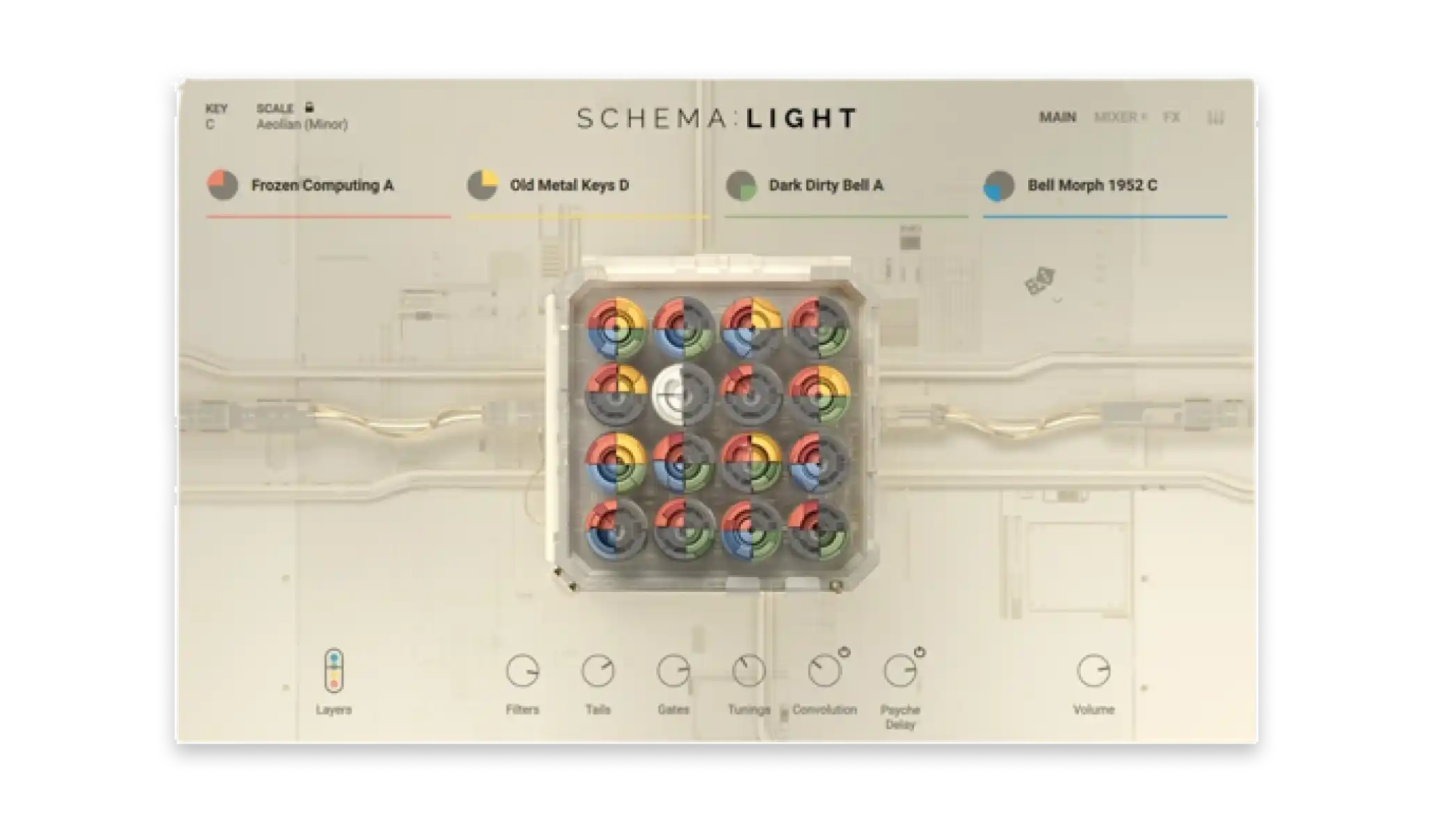 Native Instruments Schema Light interface