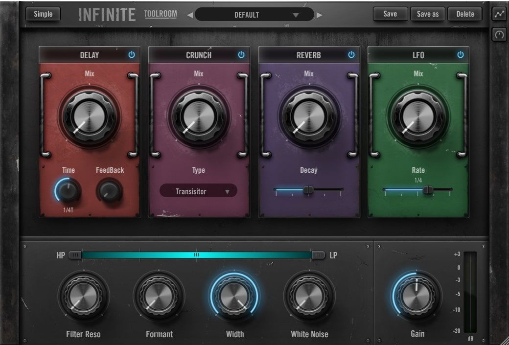 Toolroom Records Infinite interface