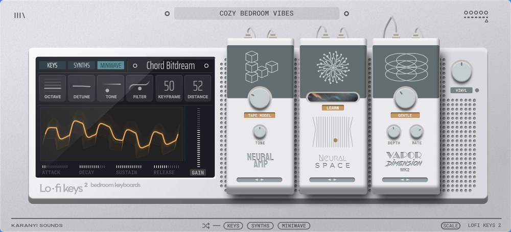 Karanyi Sounds Lofi Keys 2 interface