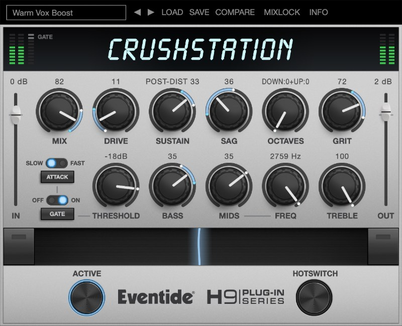 Eventide CrushStation interface