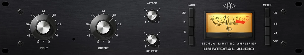 Universal Audio 1176 Classic FET Compressor interface