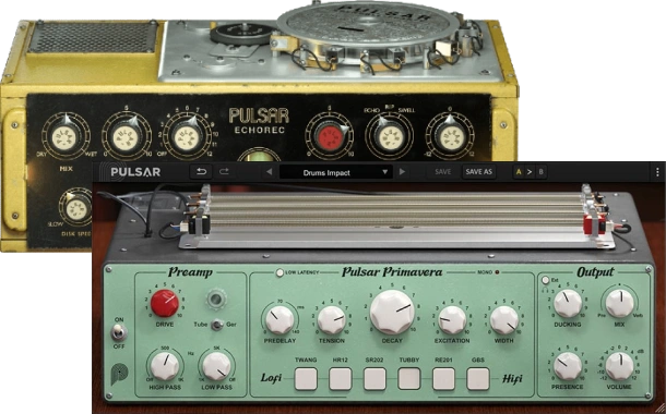 Pulsar Audio Echorec and Primavera Bundle interface