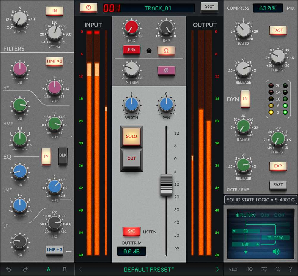 Solid State Logic SSL 4K G interface