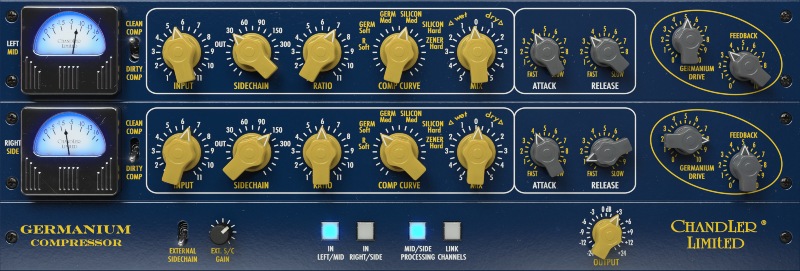 Softube Chandler Limited® Germanium Compressor interface