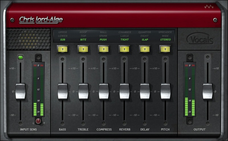 Waves CLA Vocals interface