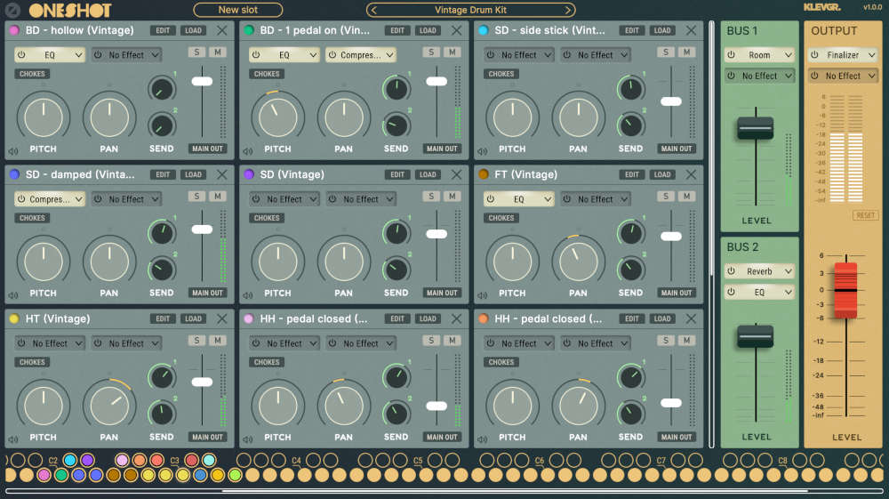 Klevgrand OneShot interface
