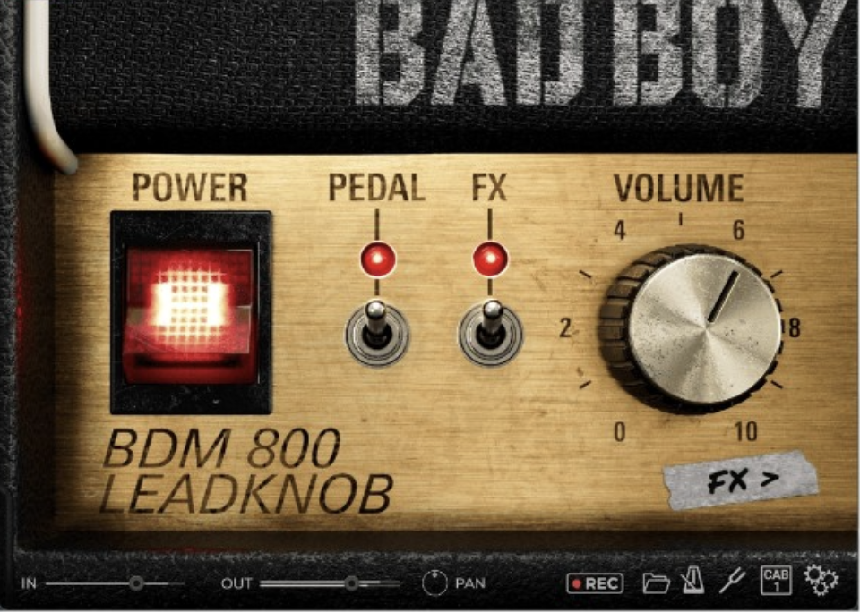 Bogren Digital Ampknob BDM 800 Badboy interface