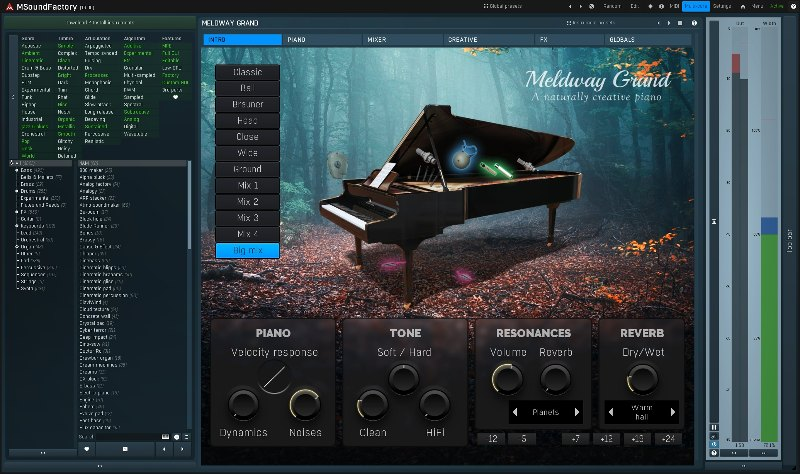 MeldaProduction MeldwayGrand interface