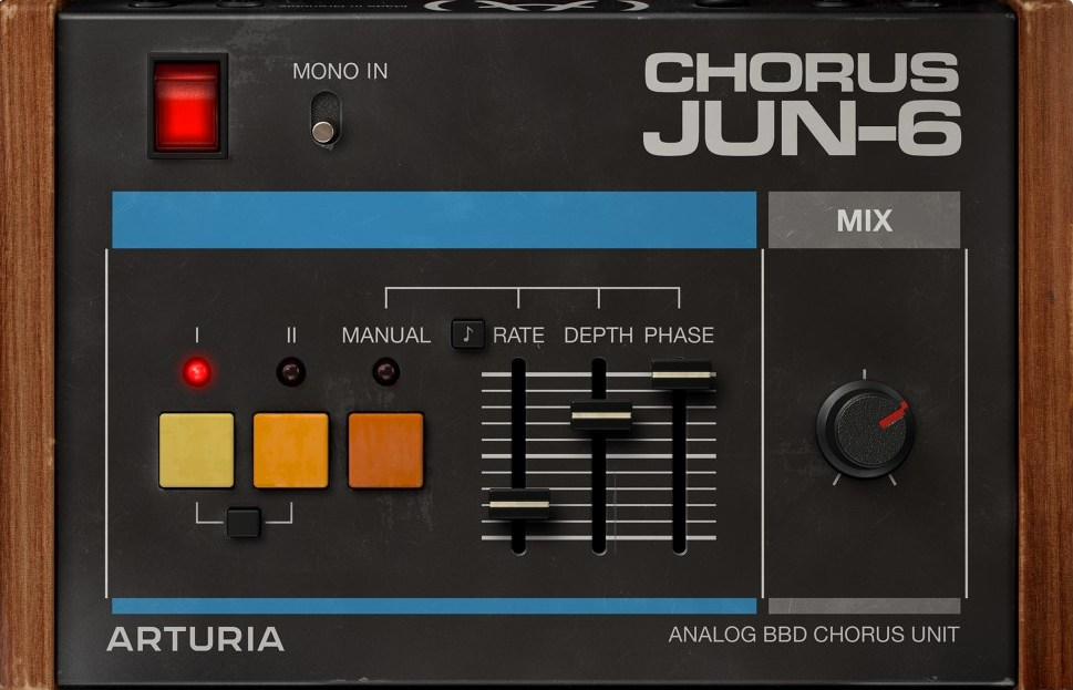 Arturia Chorus JUN-6 interface