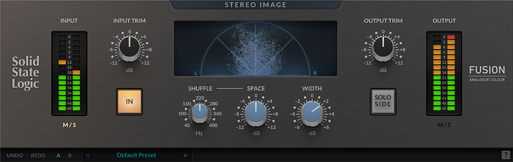 Solid State Logic SSL Fusion Stereo Image interface