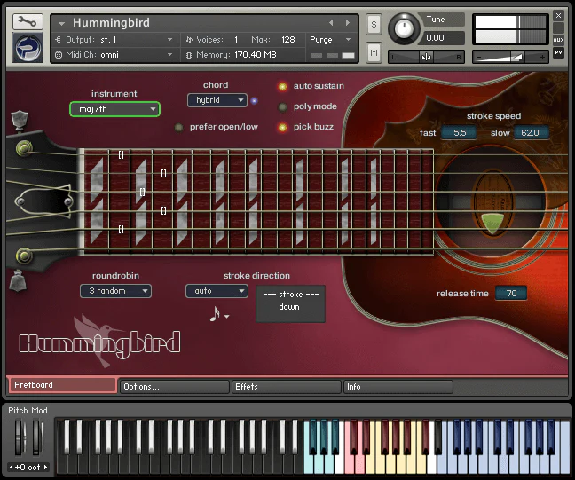 Prominy Hummingbird interface