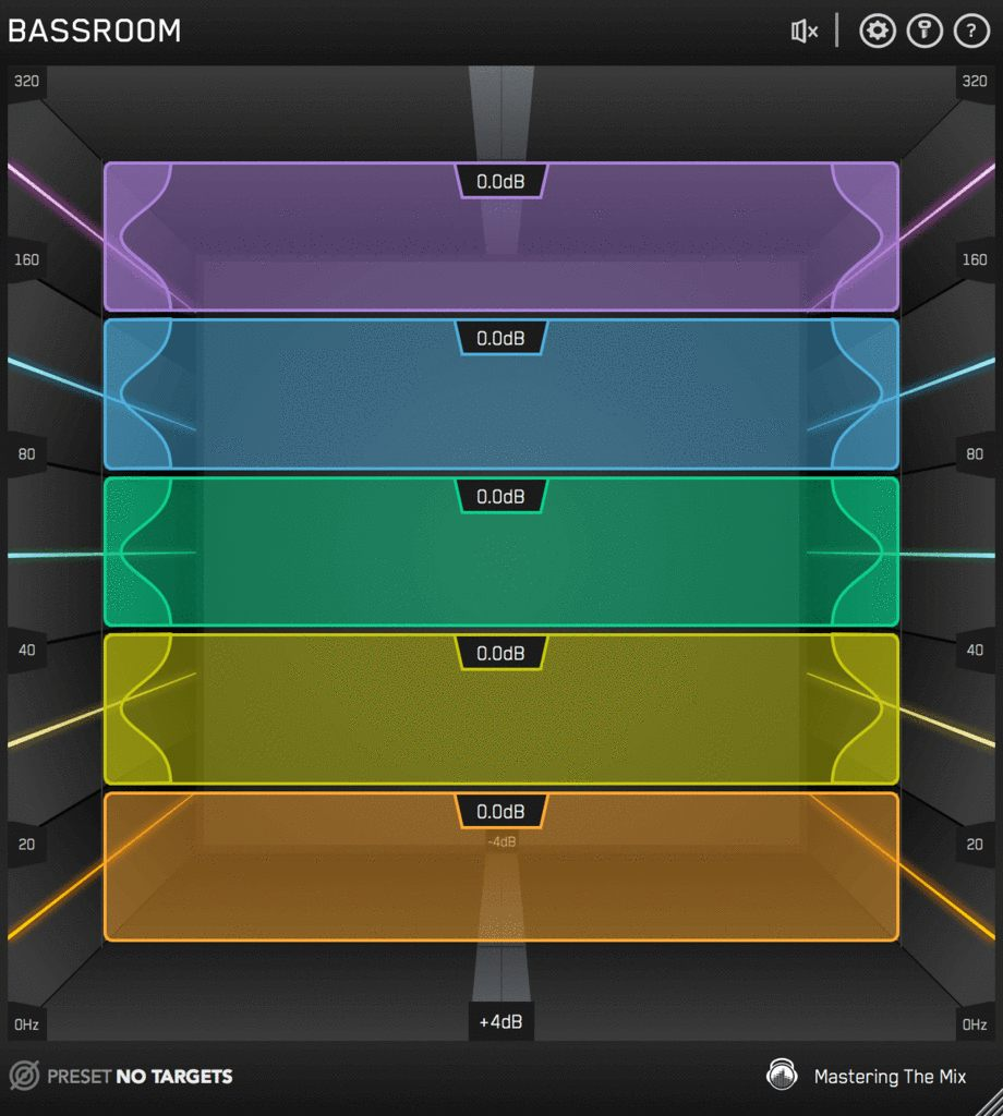 Mastering The Mix BASSROOM interface