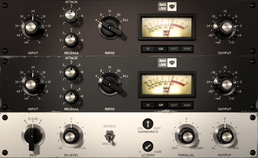 Overloud GEM Comp76 V2 interface