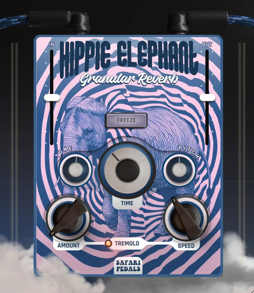 Safari Pedals Hippie Elephant interface