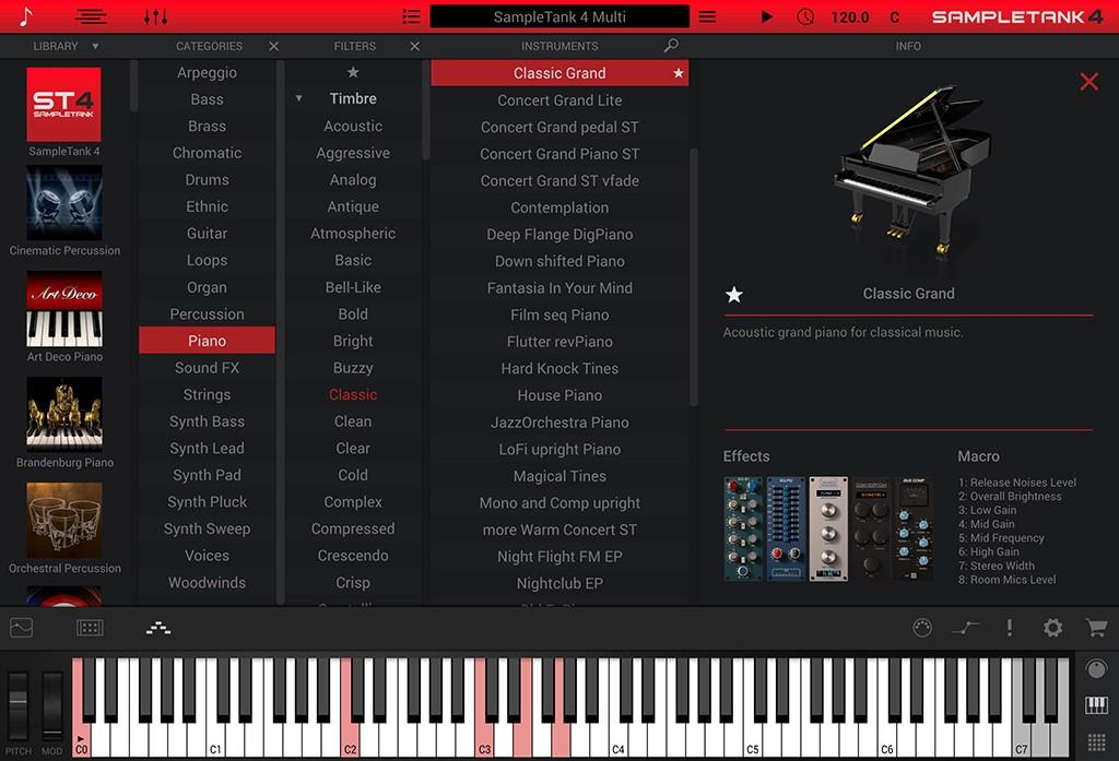 IK Multimedia SampleTank 4 MAX interface