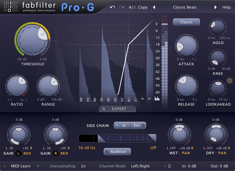 FabFilter Pro-G interface