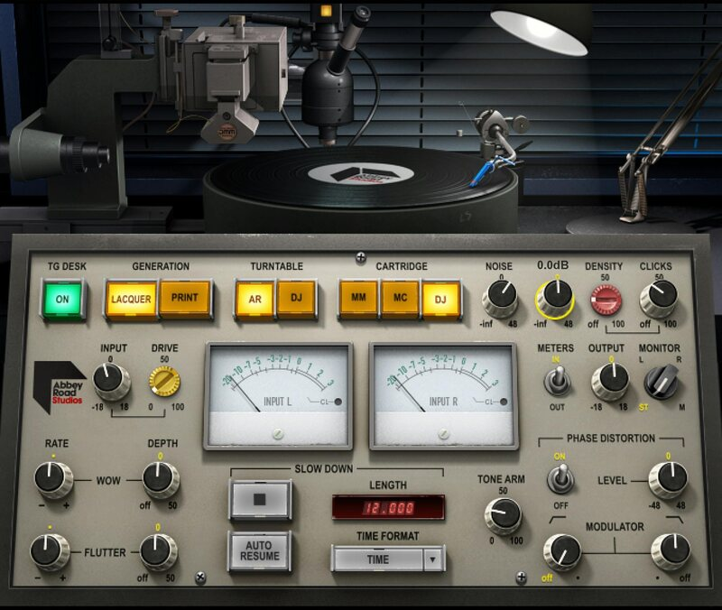 Waves Abbey Road Vinyl interface