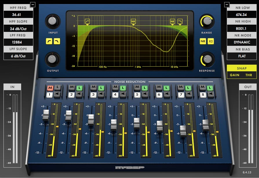 McDSP NR800 Noise Reduction Processor Native v7 interface