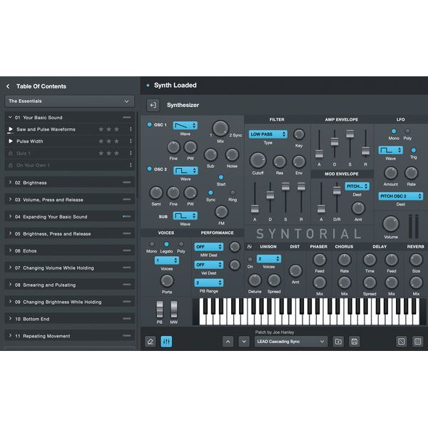 Syntorial 2 interface