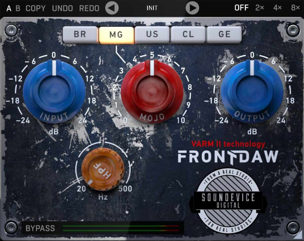 United Plugins Front DAW interface
