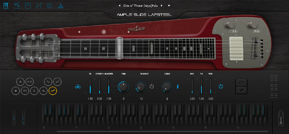 Ample Sound Ample Slide Lapsteel interface