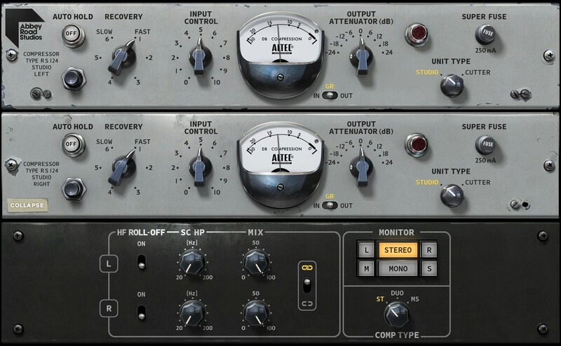 Waves Abbey Road RS124 Compressor interface
