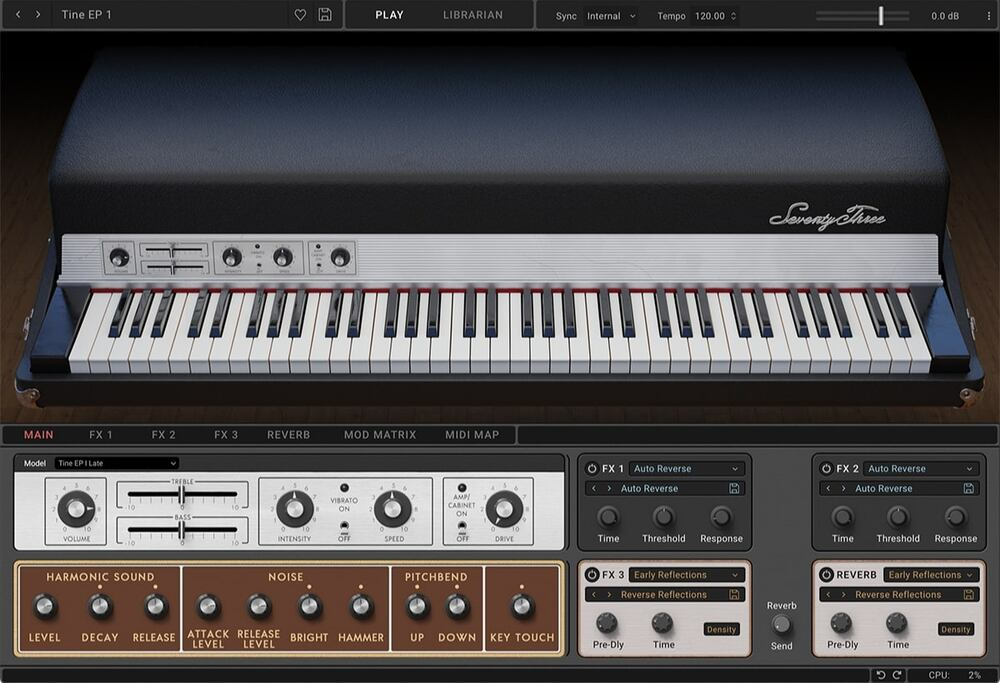KORG EP-1 interface