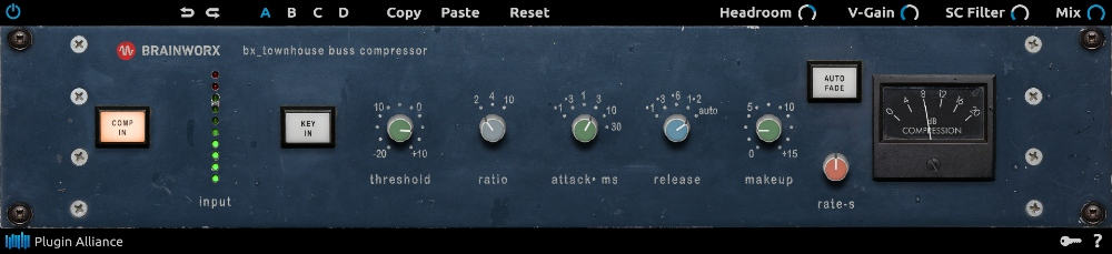 Brainworx bx_townhouse Buss Compressor interface