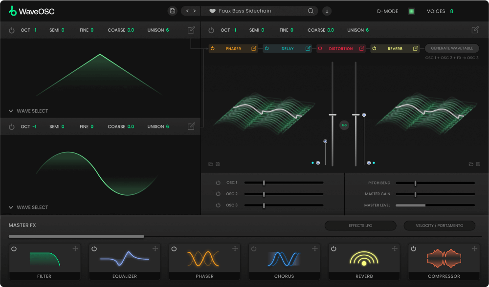 Plugin Boutique WaveOSC interface