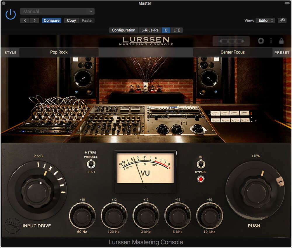 IK Multimedia Lurssen Mastering Console interface