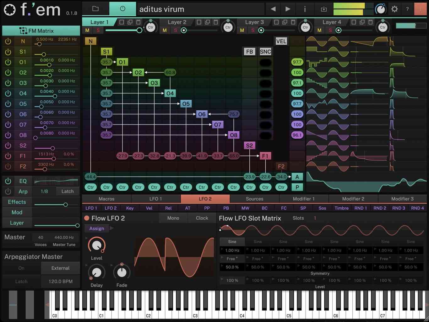 Tracktion f.'em interface
