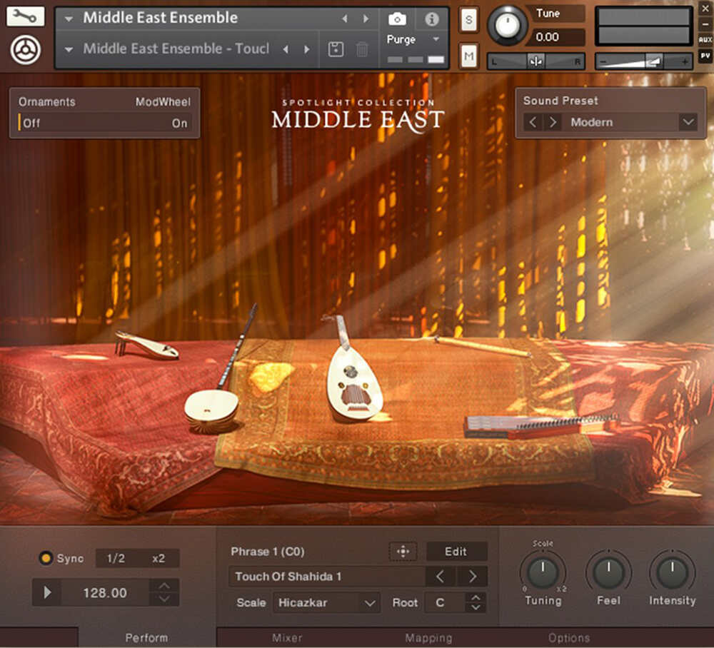 Native Instruments Spotlight Collection: Middle East interface