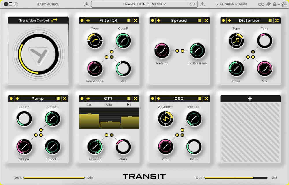 Baby Audio Transit interface