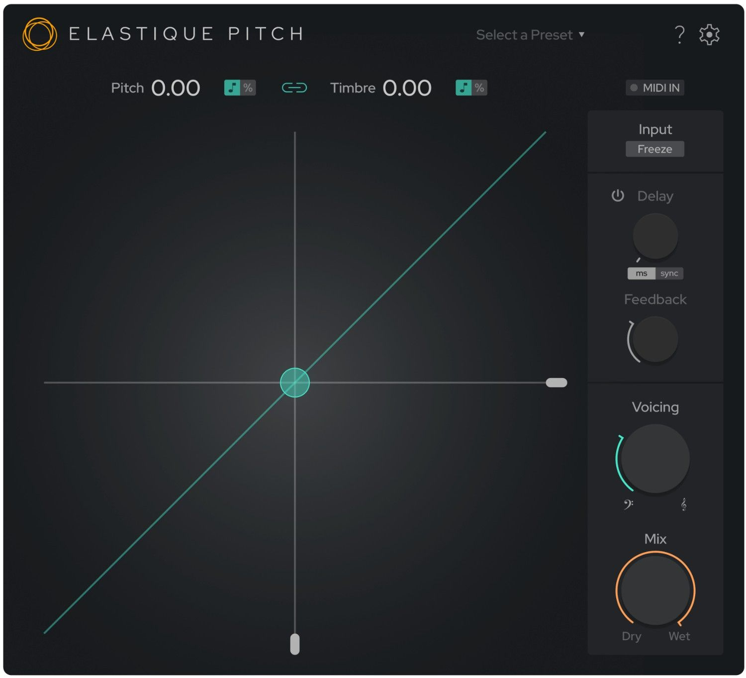 zplane ElastiquePitch V2.5 interface