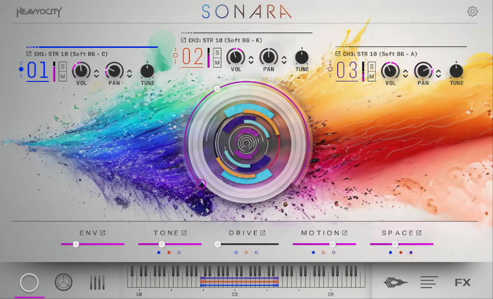 Heavyocity Sonara: Voices in Motion interface