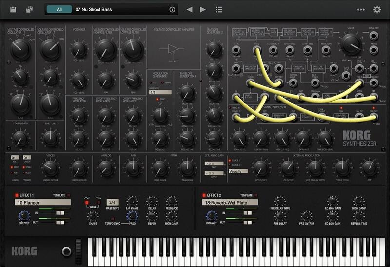 KORG MS-20 interface