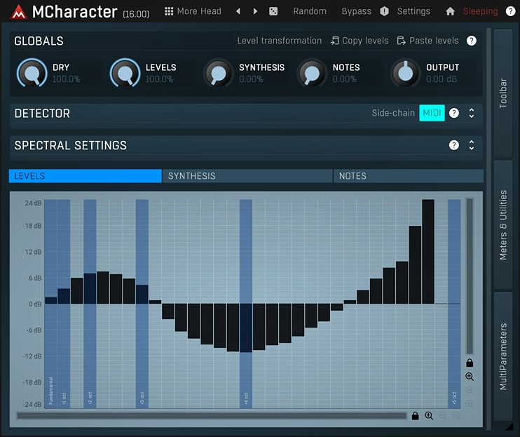 MeldaProduction MCharacter interface