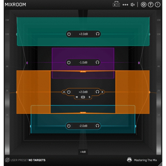 Mastering The Mix MIXROOM interface