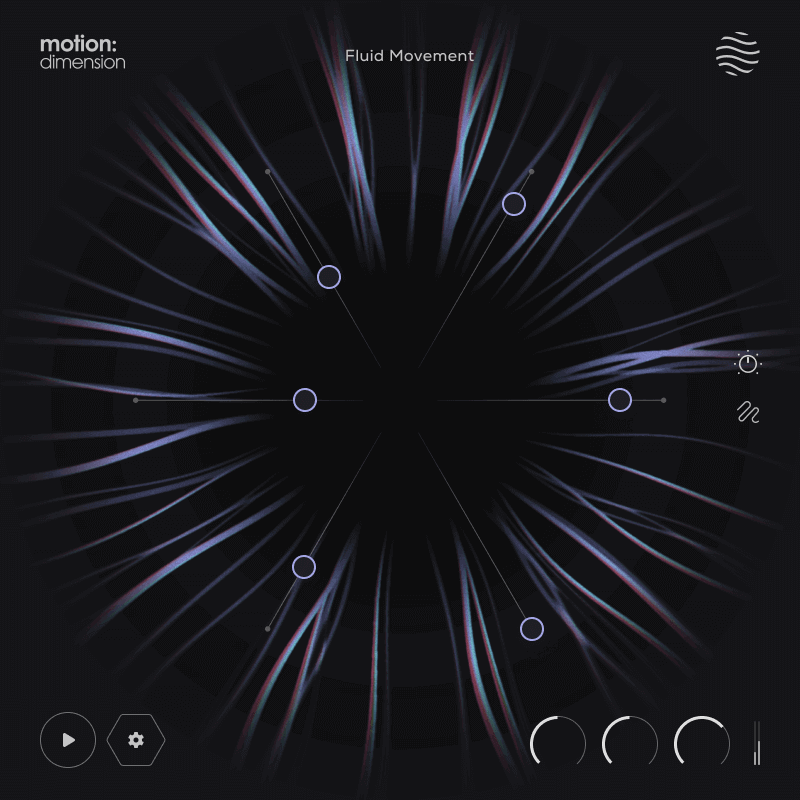 Excite Audio Motion: Dimension Lite interface