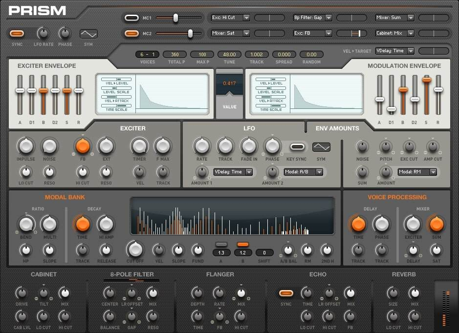 Native Instruments Reaktor Prism interface
