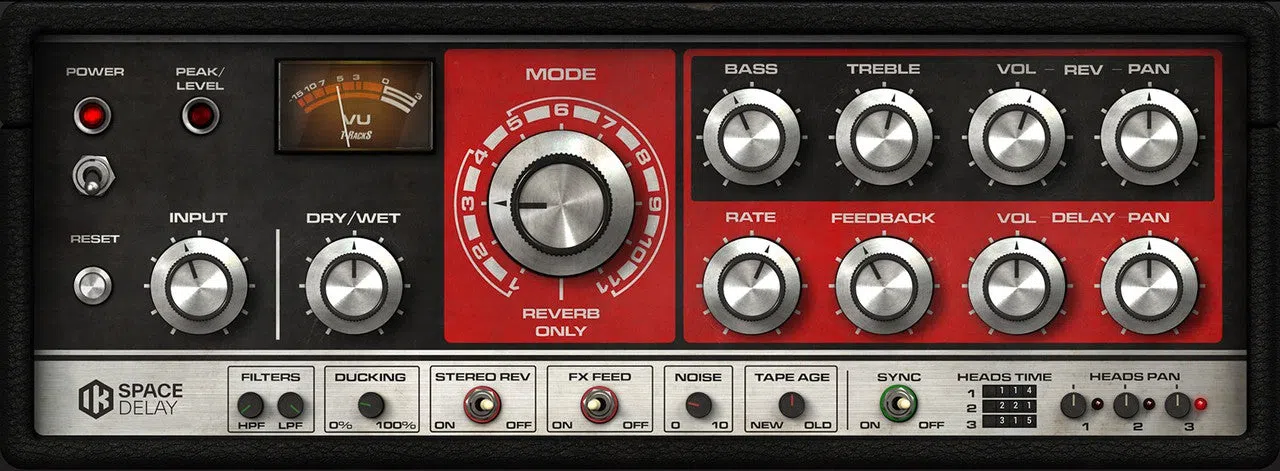IK Multimedia T-RackS Space Delay interface