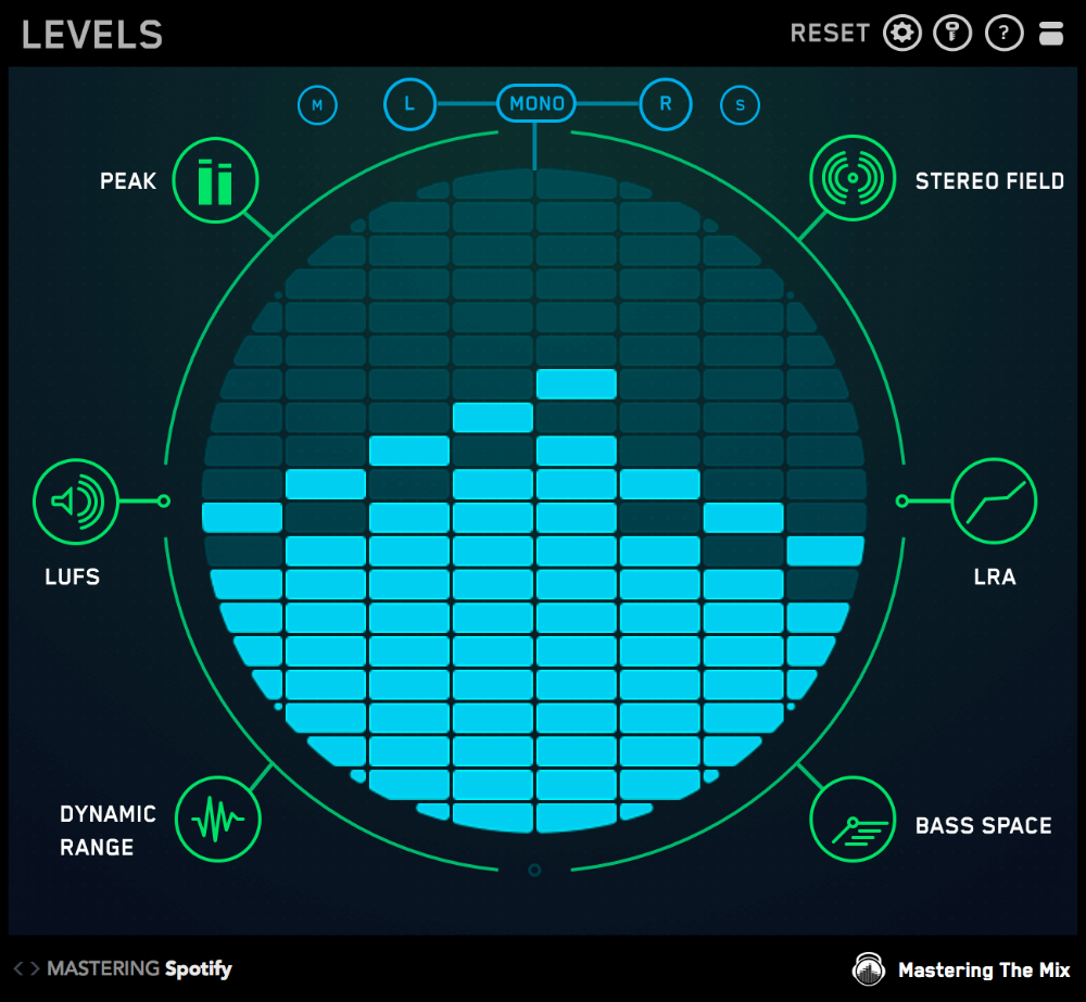 Mastering The Mix LEVELS interface