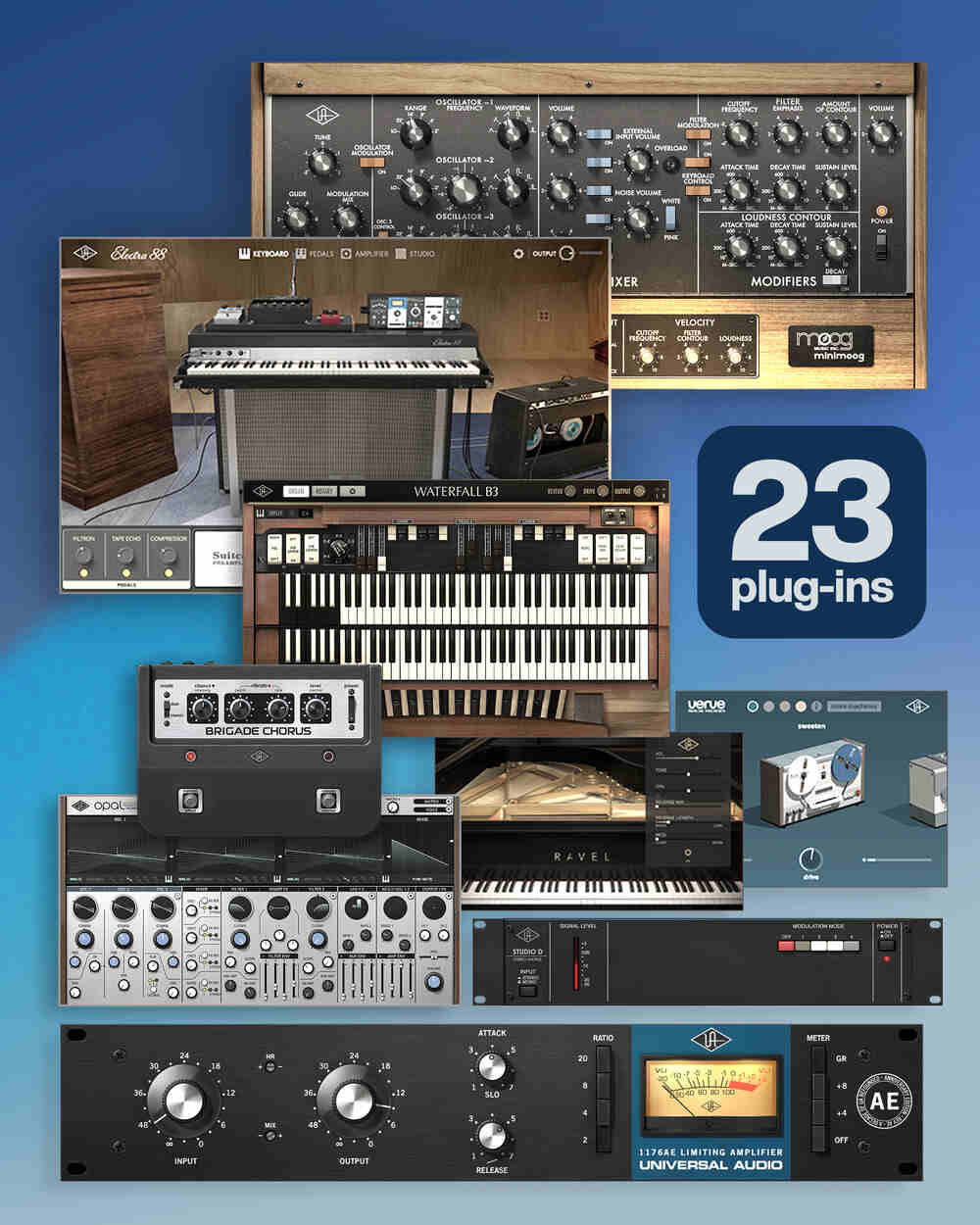 Universal Audio UAD Producer Edition Bundle interface