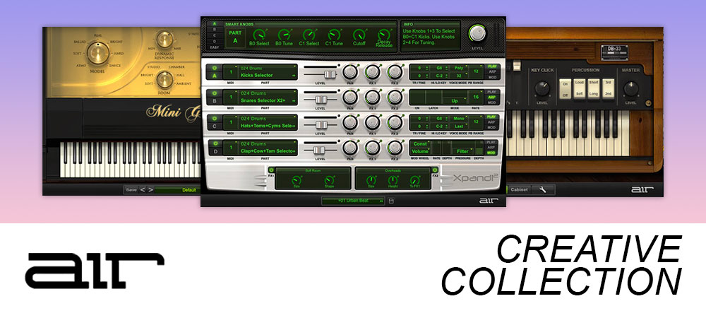 AIR Music Technology Creative Collection interface