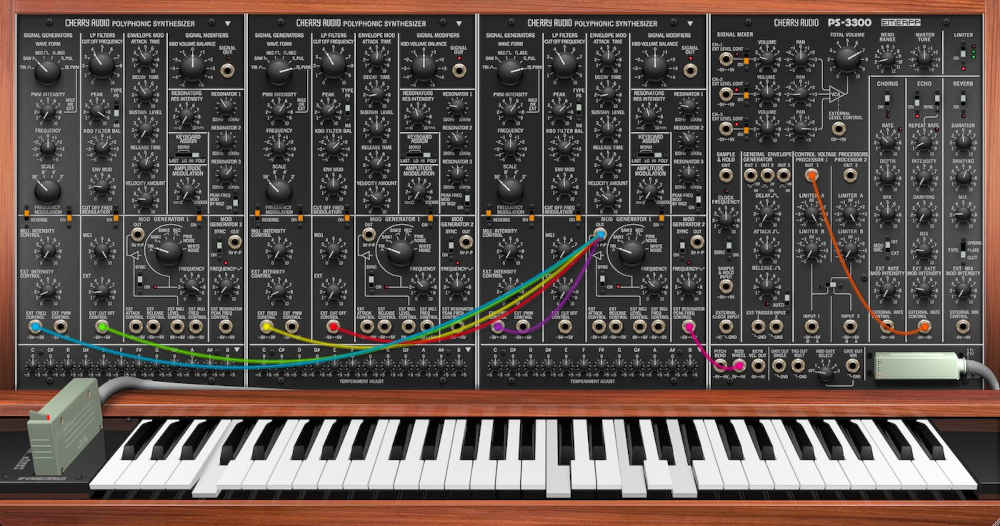 Cherry Audio PS-3300 interface
