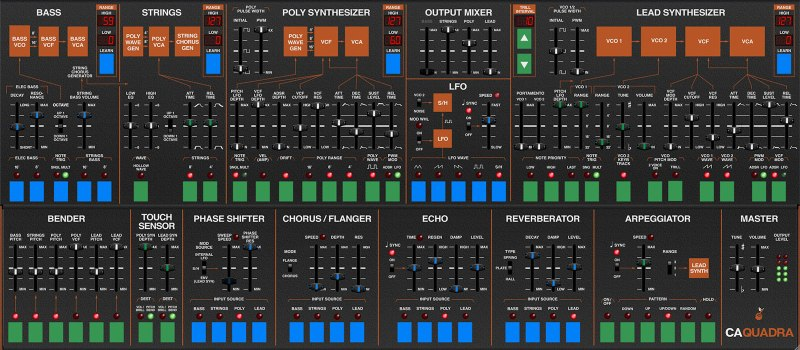 Cherry Audio Quadra interface