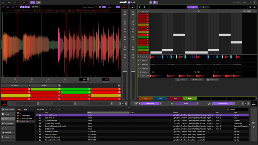 Serato Studio interface